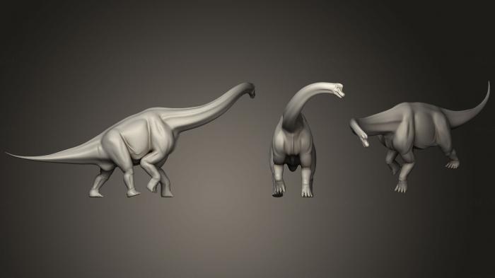 Animal figurines (STKJ_1657) 3D model for CNC machine